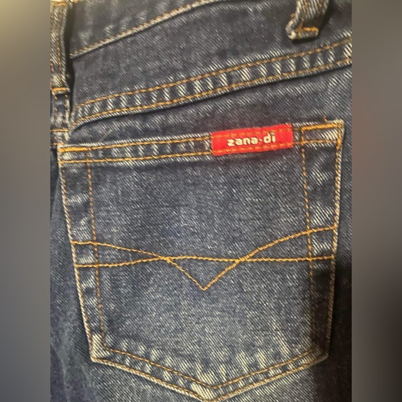 Iconic 90s Zana Di patchwork high waist bellbottoms jeans - Picture 5 of 14